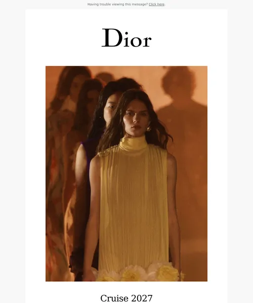 Dior email layout for (No Subject)