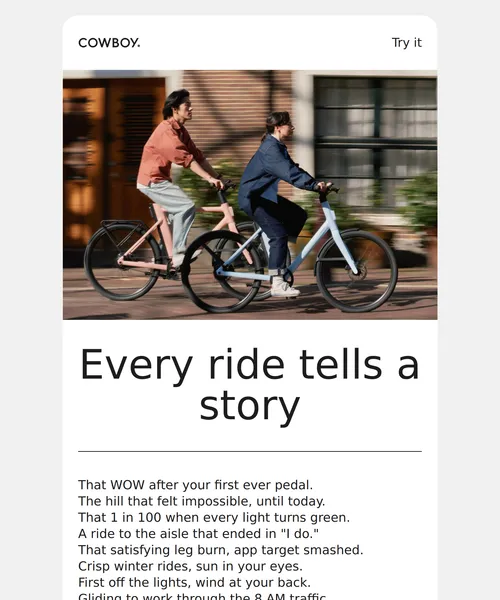 Cowboy email layout for Memory maker