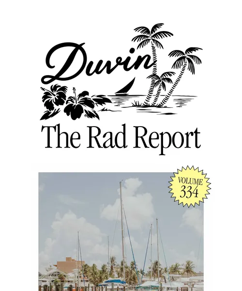 Duvin email layout for Rad Report Vol. 334