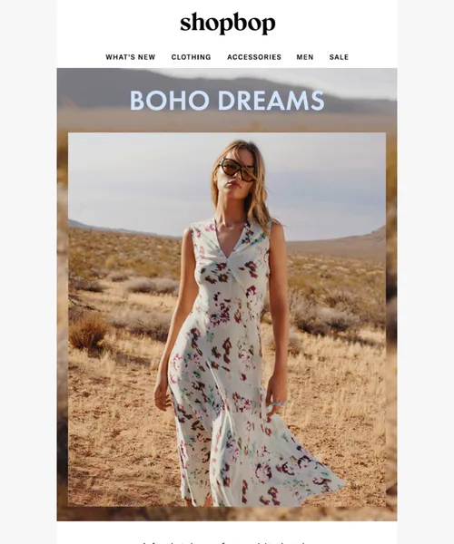 ShopBop email layout for (No Subject)