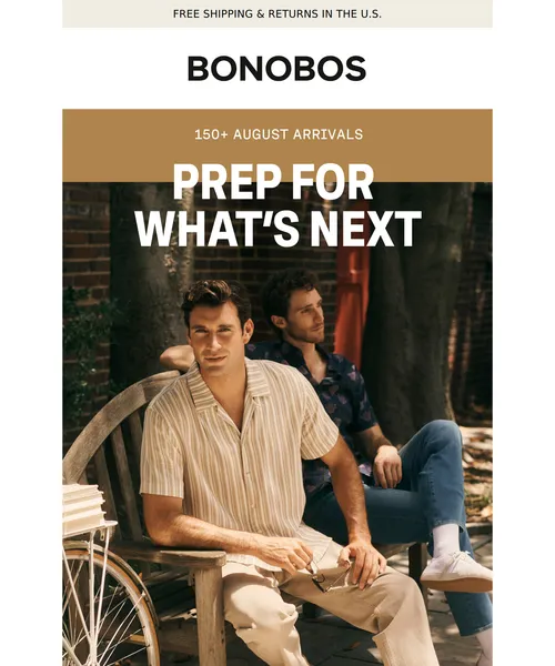 Bonobos email layout for (No Subject)