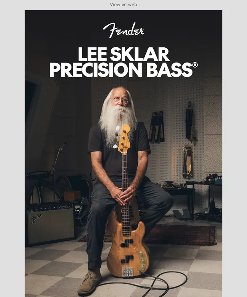 Fender email layout for NEW | The Lee Sklar Precision Bass