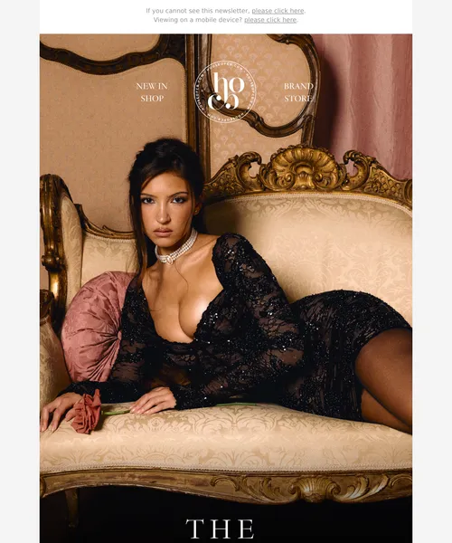 House of CB email layout for Your next birthday look