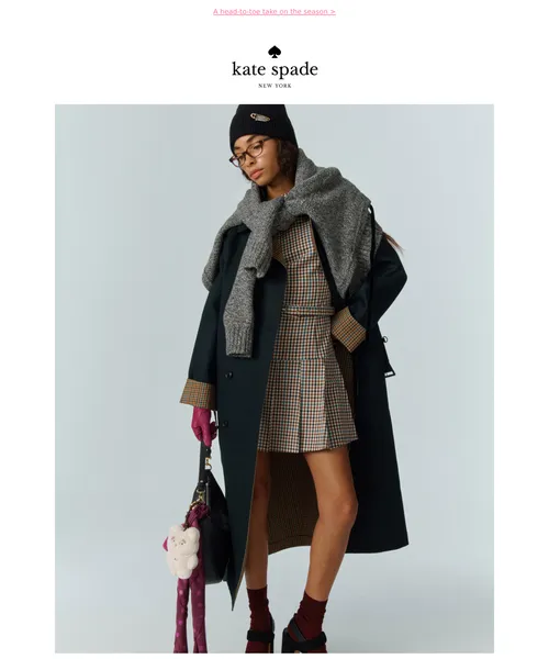 Kate Spade email layout for (No Subject)