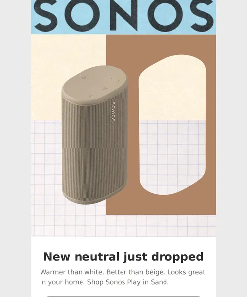 Sonos email layout for (No Subject)