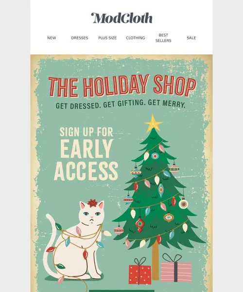 ModCloth email layout for We Know Halloween Is Your Fave, But…🎅