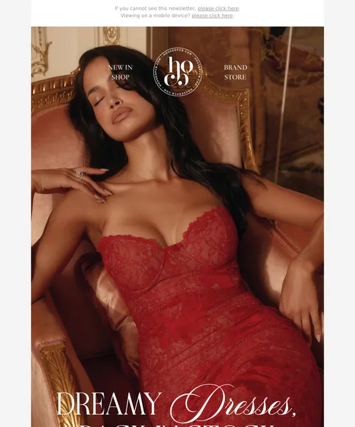 House of CB email layout for The ones that got away are back