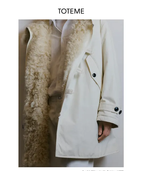 TOTEME email layout for Men's collection