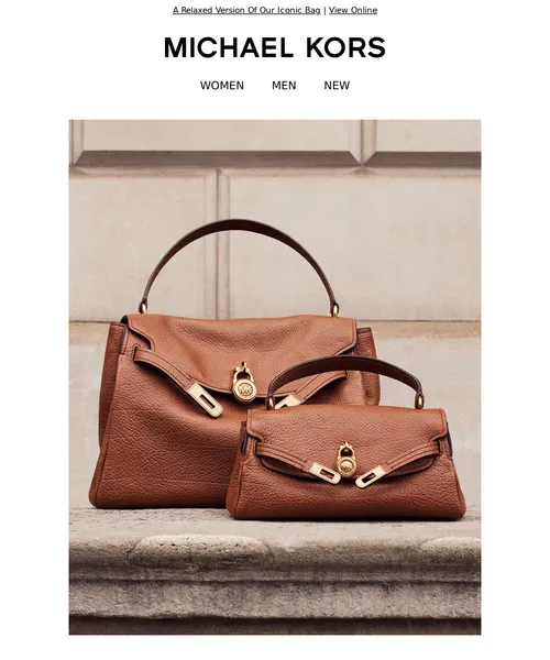 Michael Kors email layout for (No Subject)