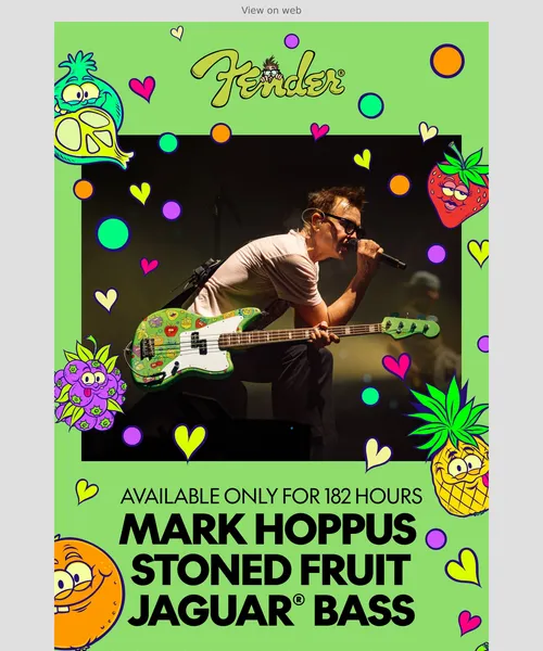 Fender email layout for (No Subject)